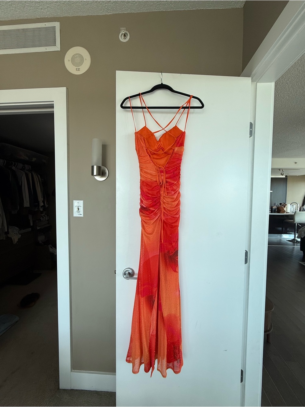 Windsor Rhinestone Mesh Dress - Picture 4 of 4